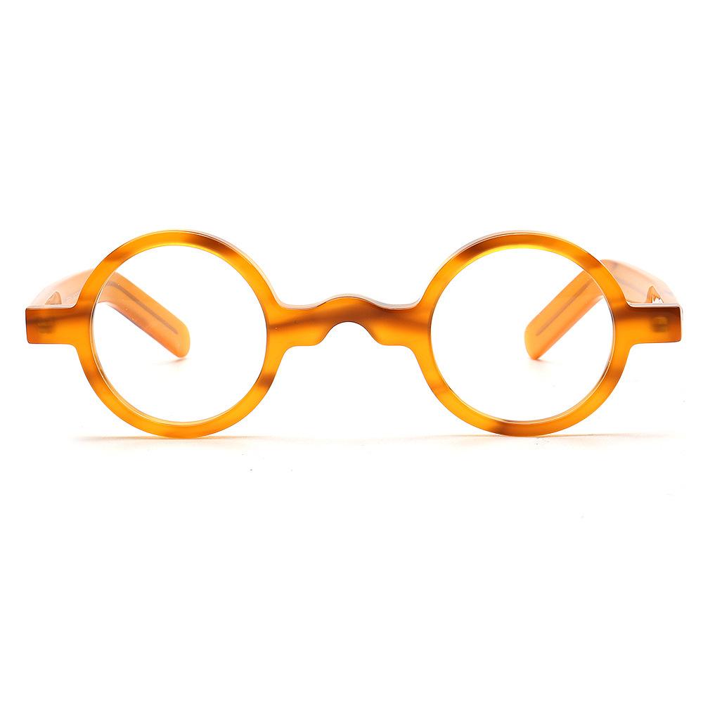High Quality Acetate Glasses Vintage Round Men Optical Prescription Eyeglasses Frame Women Japanese Luxury Brand Eyewear PES18
