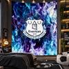 Wall Hanging Tapestry Everton Football Print Cloth for Living Room Bedroom Home Decor