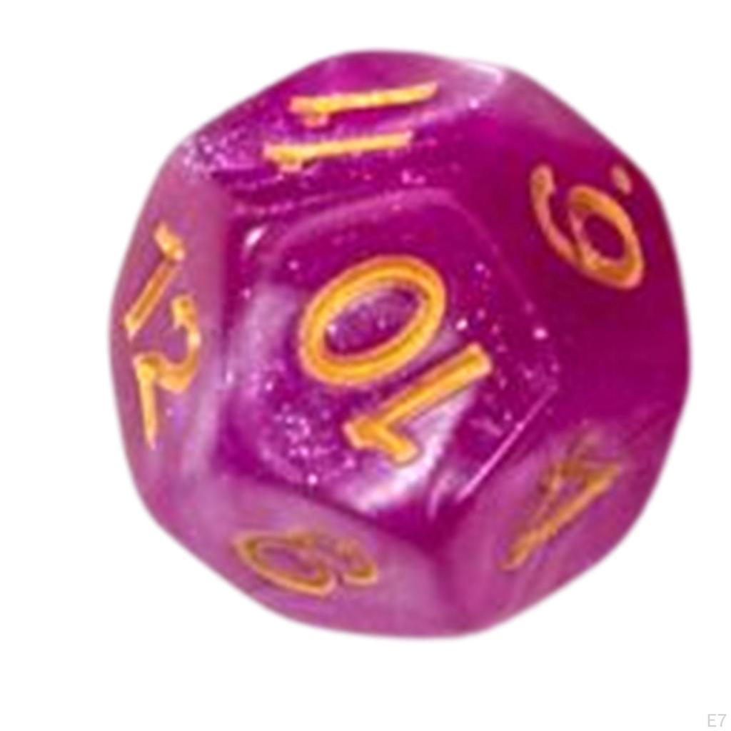 7 Count Polyhedral Dice Set for and Educational Use