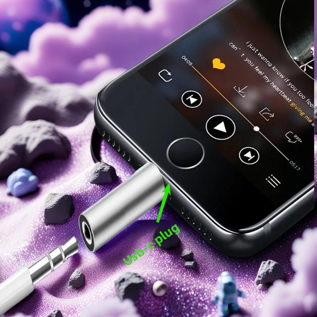 USB C To Lightning Audio & 3.5mm Headphone Jack Adapter 2-Pack Kit for iPhone, Android, Tablet, Laptop