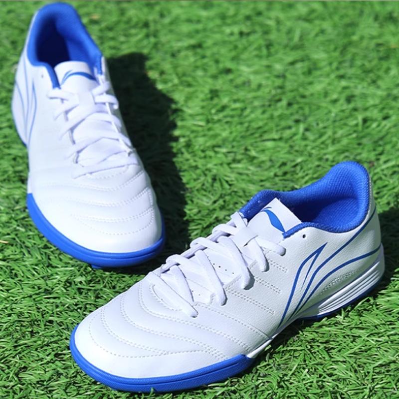 Li-Ning Li Ning TF Turf Artificial Turf Soccer Shoes Unisex White Blue YSTU039-2