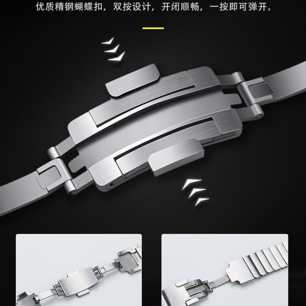 ONE22mm Stainless Steel Strap for Huawei Watch GT5 Pro/GT5/5 4 3 46mm Metal Wristband Correa for Amazfit GTR 47mm/GTR 4/Bip 6 BandMN