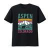 Aspen Colorado T Shirt Ski Winter Bachelorette Apres Trip Crewneck Resort Mountain Bear Print Vintage Washed