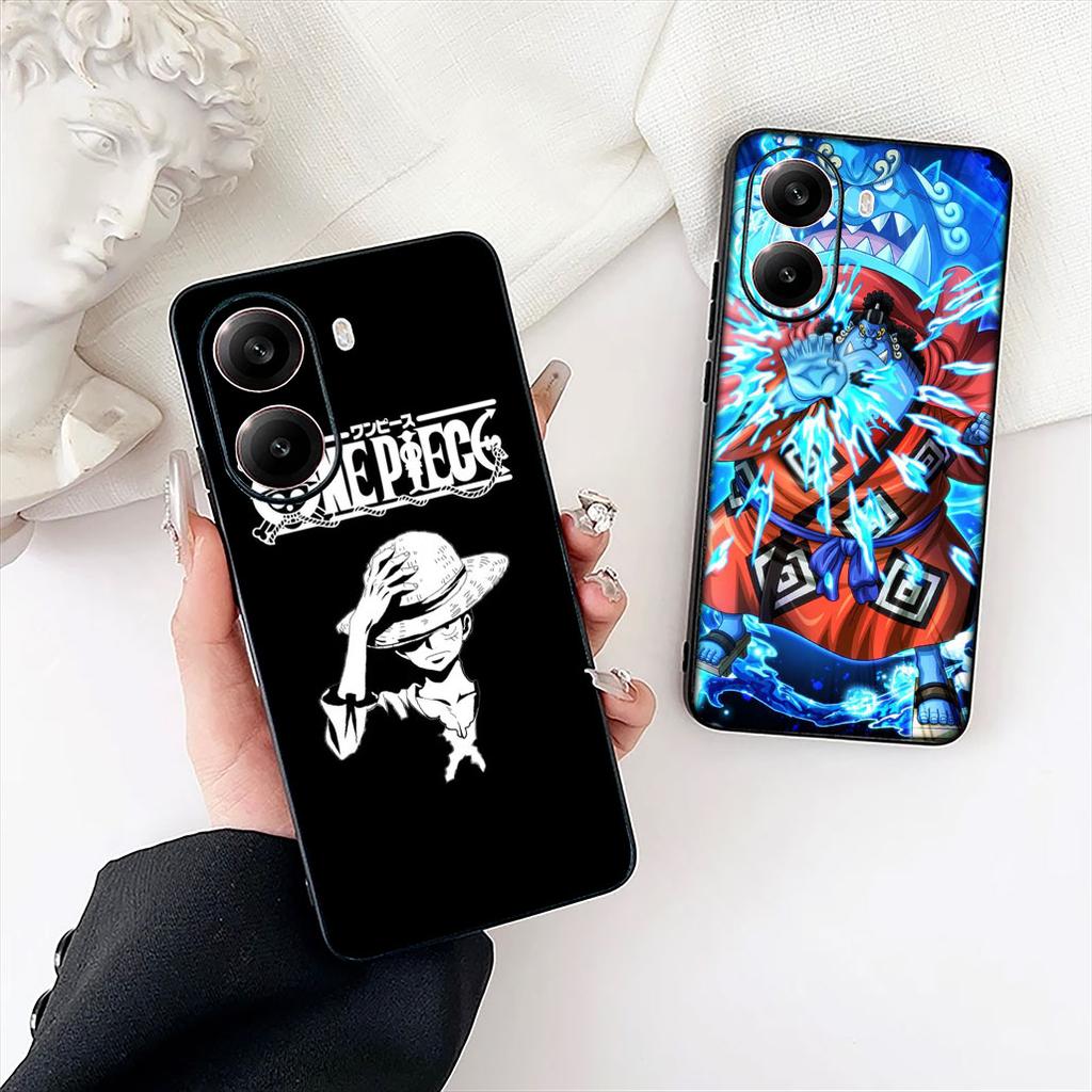 Jinbe One Luffy Pieces Protective Cover for Motorola Moto E13 E20 E32 E22 E14 E15 G32 G60 G72 G7 G8 G82 G9 Plus Power Phone Case