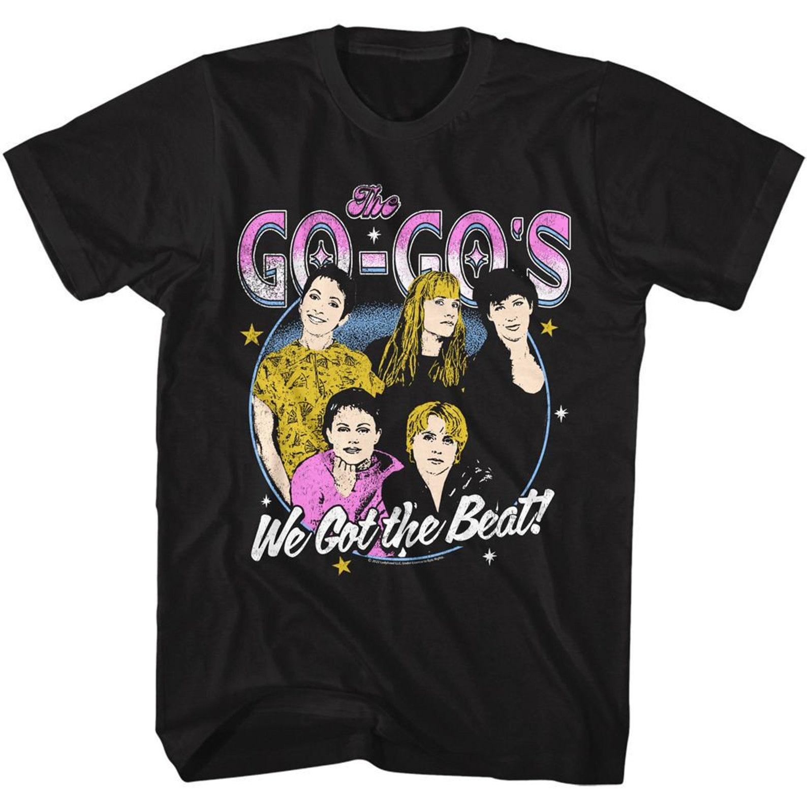 The Go-Go s We Got The Beat Black Adult T-Shirt M
