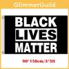 Kräftige 3x5ft Black Lives Matter Flagge Gefertigt Aus Leichtem Und Strapazierfähigem Polyestermaterial
