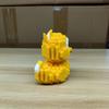Little Yellow Duck Puzzle Assembly Building Blocks Toys Animal Series 3D Model Micro Mini Diamond Bricks Pig Panda Hamster Snail