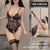 Sexy pure desire couple erotic underwear women's onesie erotic uniform new mood free temptation chest cotton free drag