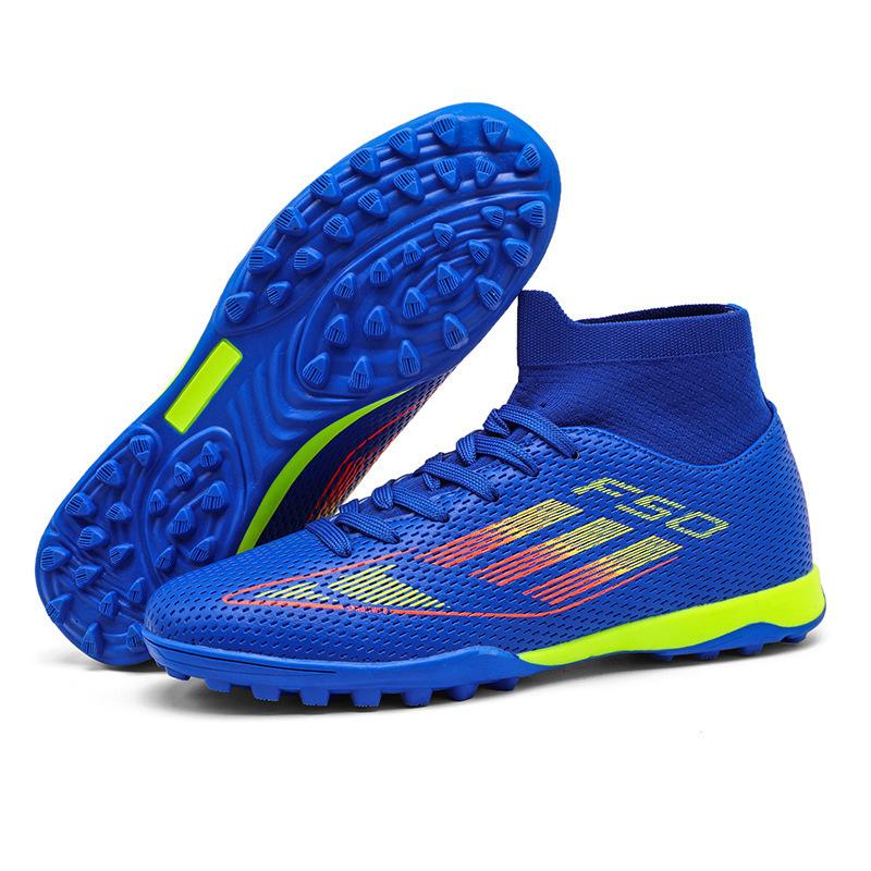 Football shoes Men and women Children Long and short nails Youth training Football sports shoes Students Adult lawn sneakers