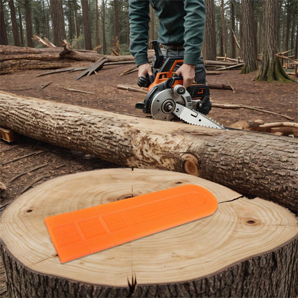 Saw Chainsaw Bar Cover Protect For Stihl/Husqvarna Chain Orange Guard 14- 16inch