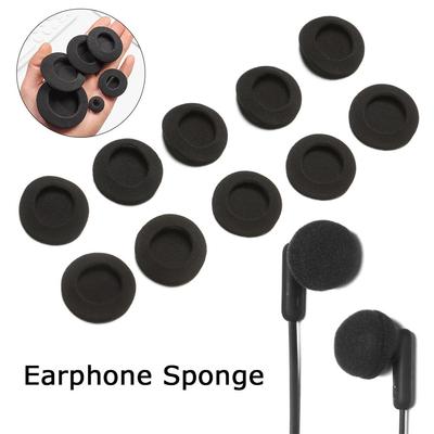 10 Stück Kompatible Ersatz-Ohrpolster Schwarzer Kopfhörer-Schwamm Weicher Schaumstoff Headset-Kissen