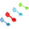 4PCS No Spill Water Bottle Caps, Silicone Universal Bottle Spout Adapter Water Bottle Topper for Toddlers Baby Adults Children
