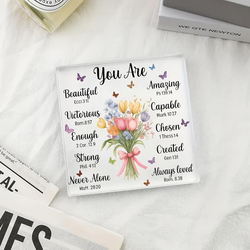 2D Flat Acrylic Desktop Decoration, Indoor and Outdoor Decoration - No Battery/electricity Required, Free Day Decoration, Shop Decoration, Durable Out