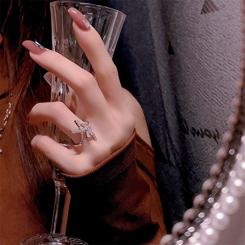 Exquisite Irregular Ribbon Jewelry Set: Ring, Earrings, Necklace – Elegant, Unique, Versatile Women s Fashion