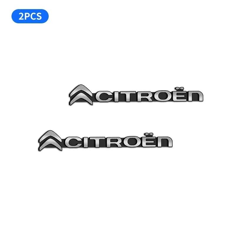 2/4pcs Car 8Qo Stickers Speaker Decorate Emblem Sticker For Citroen Logo C2 DS C4 Aircross C3 C4l C5 Xsara Picasso ElyseeQ8