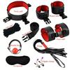 9pcs SM Erotic Supplies Set: SM Bondage Bundle with Leather Couple Sex Toys - Elevate Your Sex Life!