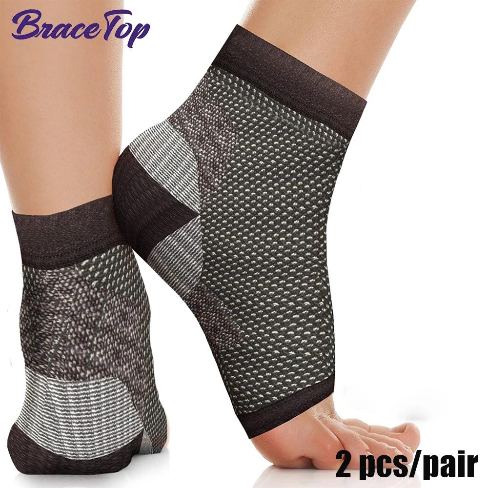 1 Pair Sports Plantar Fasciitis Socks With Arch Support, Ankle Compression Sleeves Brace For Foot Pain Relief Swelling