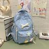 Schoolbag New Sweet Star Bone Backpack Girls Small Fresh Candy Color Schoolbag Sweet Lightweight Large Capacity Backpack