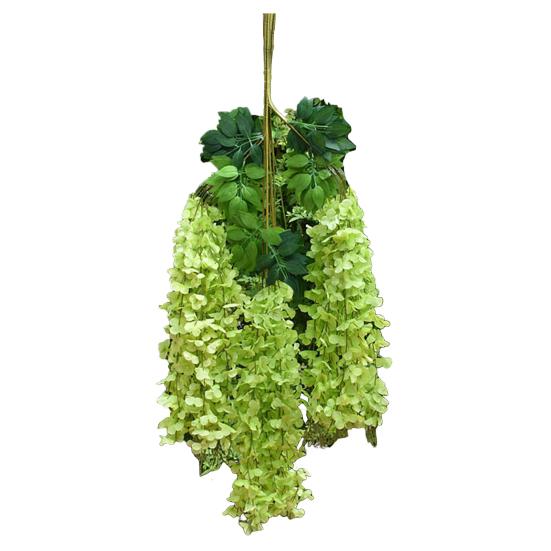 Artificial Wisteria Vine Indoor Outdoor Wall Hanging Fake Silk Flower Garland Home Wedding Party Festival Simulated Floral Decoration