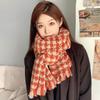 New Scarf for Women Winter Houndstooth Two color Korean Style Versatile High End Women's Autumn and Winter Warm Student Scarf