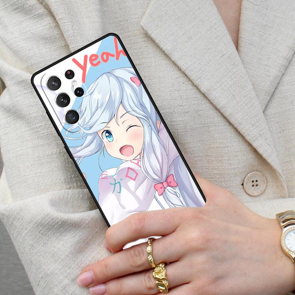 Cute Girl Izumi Sagiri Cell Phone Case for Samsung Galaxy S26 Ultra S25 S24 S23 S22 S21 S20 Note10 Cover