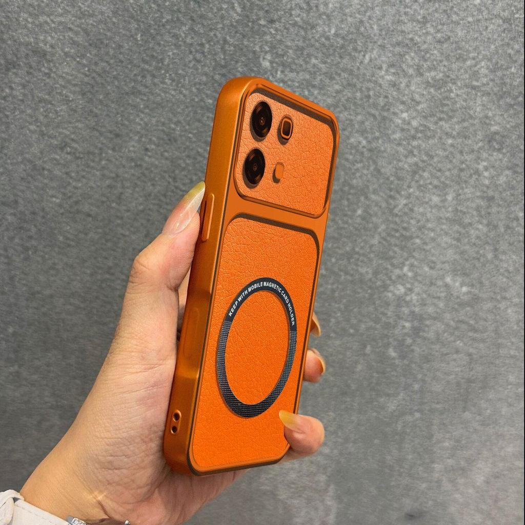 Upgraded Big Lens Protection Case for infinix NOTE 60 Pro,60 Luxury Leather Casing with Magnetic Ring