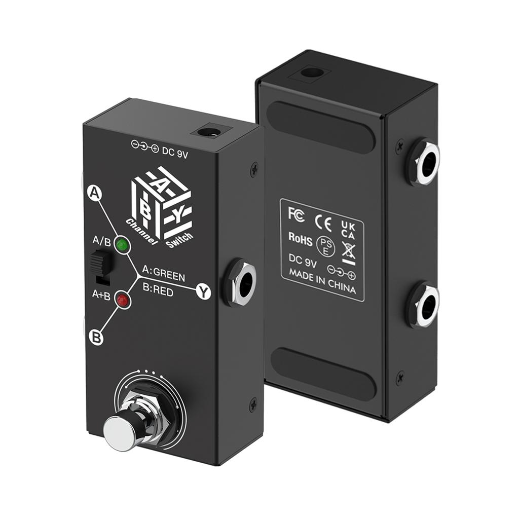 Kytarové pedály ABY Box Line Selector AB Switch Mini kytarový efektový pedál Obousměrný přenos