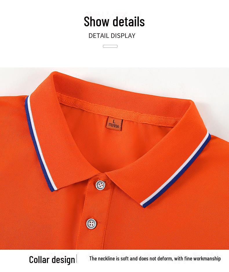 Polo Shirt with Custom Logo, Long-Sleeve, Autumn/Winter, Cultural Ad Shirt