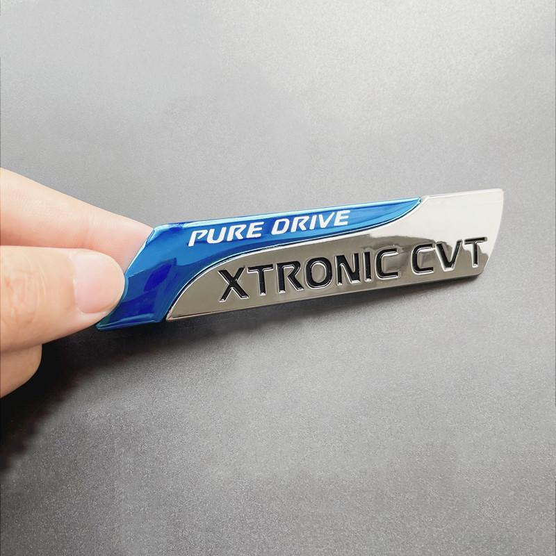 3D Metal Pure Drive Car Rear Boot Trunk Badge Sticker Accessories