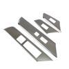 4pcs Stainless Steel Window Switch Lift Cover Trims Button Panel Trim Cover Decorative Accessories For Lexus UX