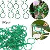 Plastic Garden Plant Clips Tie Strapping Vine Bundled Buckle Ring Garden Tomato Grapevine Hook Reusable Plants Support Tools