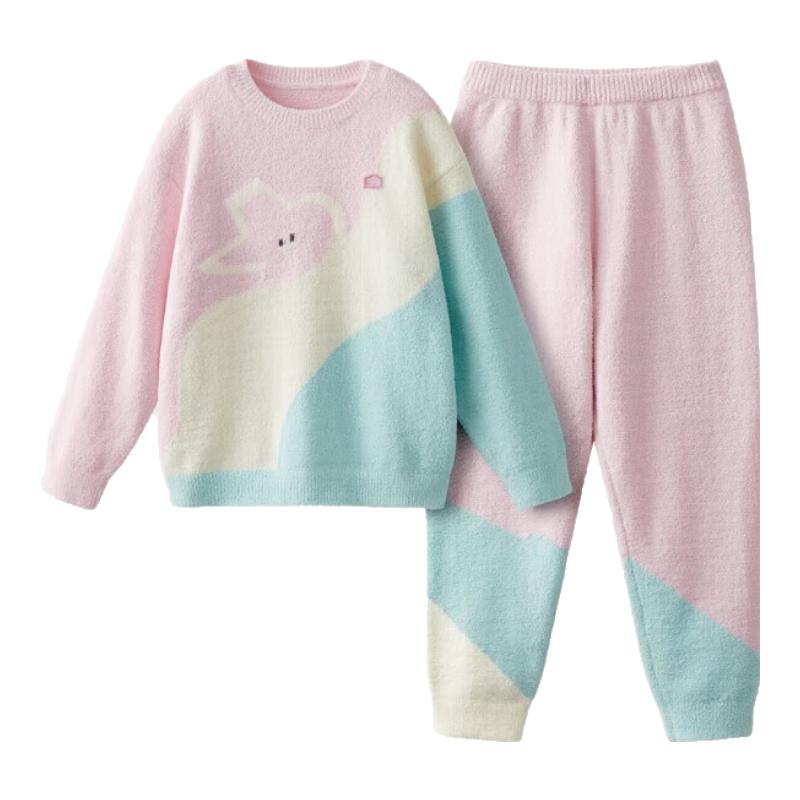 Bananain 555H Kids Fluffy Velvet Pajama Set