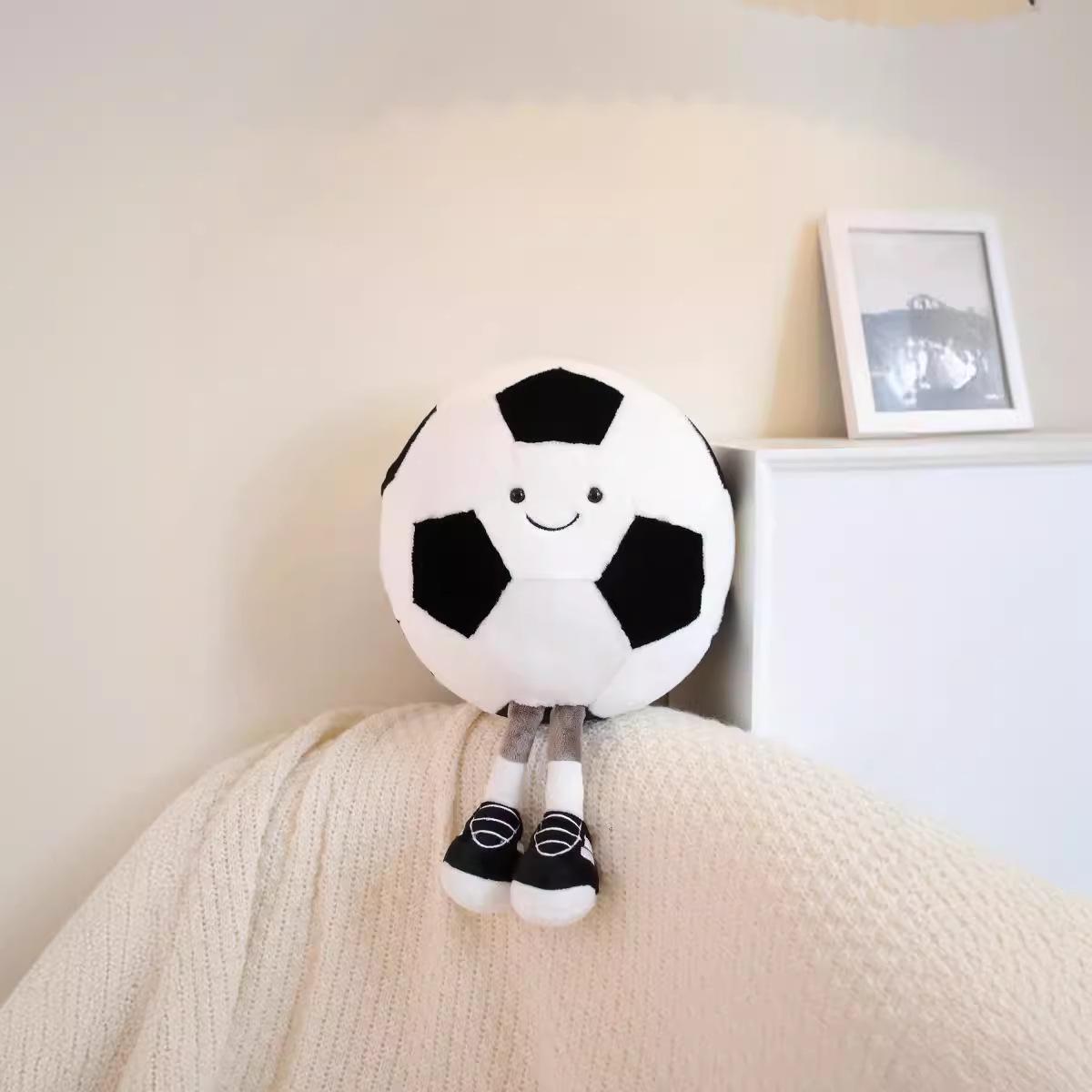 

Милая спортивная плюшевая кукла - Игрушка Jellycat в виде футбола и баскетбола, Забавный праздничный подарок 28 cm