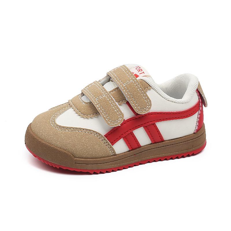 Spring and Autumn Style Boys and Girls Velcro Lightweight and Comfortable Soft Sole Sports Casual Shoes