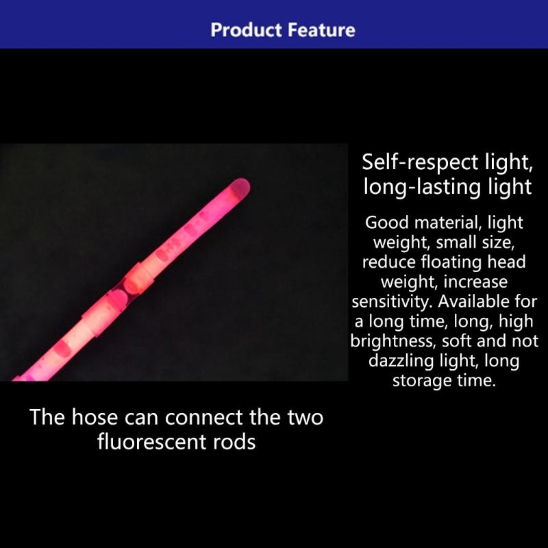 Fishing Rods Glow Sticks 2pcs Night Fishing Float Rod Lights Fishing Rod Light
