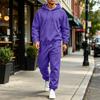 Kleurige Hoodie Set voor Mannen Casual Sweatshirt Outfit voor Lente en
