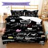 Custom Name Stray Kids Fan Art Bedding,Quilt Set Quilt Cover Pillowcase Home Birthday Gift (1 * duvet cover + 2 * pillowcase, without core)