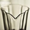 250ML Boutique Japanese Style Tea Pitcher Petal Shape Heat Resistant Glass Cup Tea Making Pot Tea Ceremony Kung Fu Green Tea