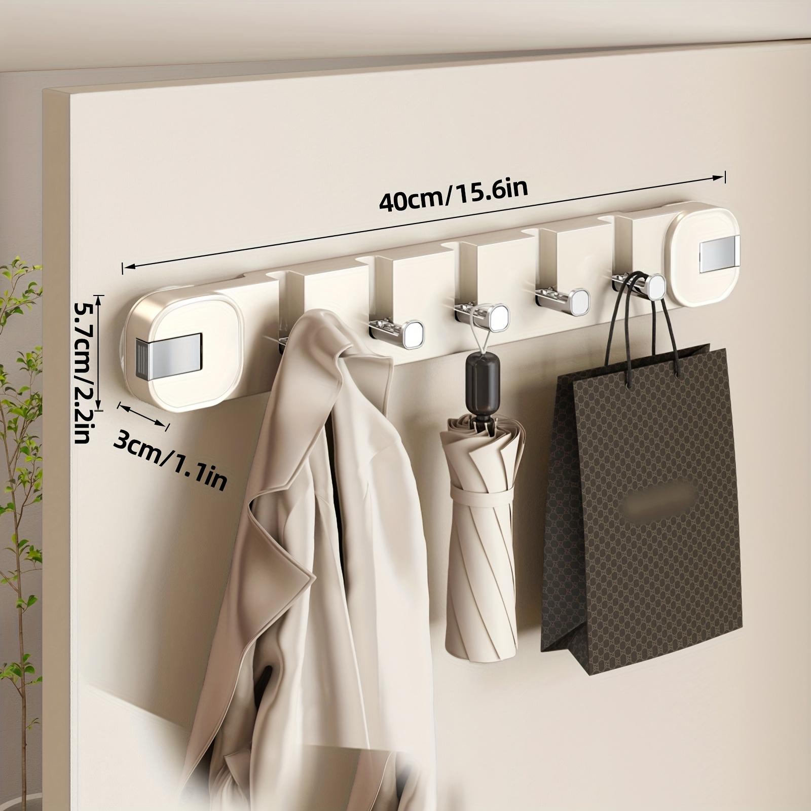 

Strong Vacuum Suction Cup Hook, No Punching Hole, Movable Folding Hook Behind The Door, Entrance Coat, Hat, Key, Umbrella Hook 5 Hooks