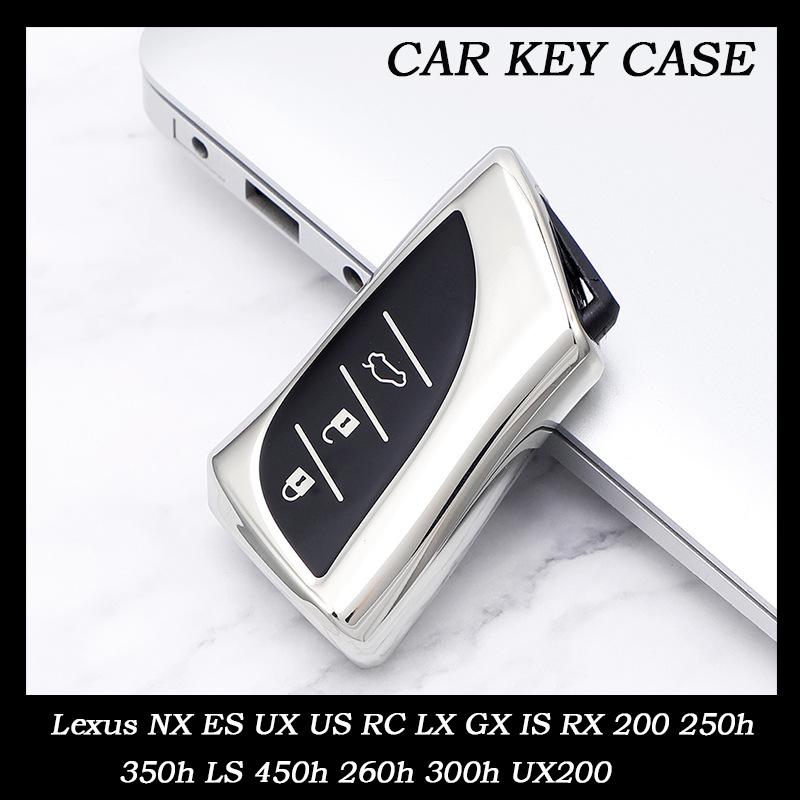 

TPU Car Remote Key Case Cover For Lexus NX ES UX US RC LX GX IS RX 200 250h 350h LS 450h 260h 300h UX200 Shell Fob Accessories рожевий
