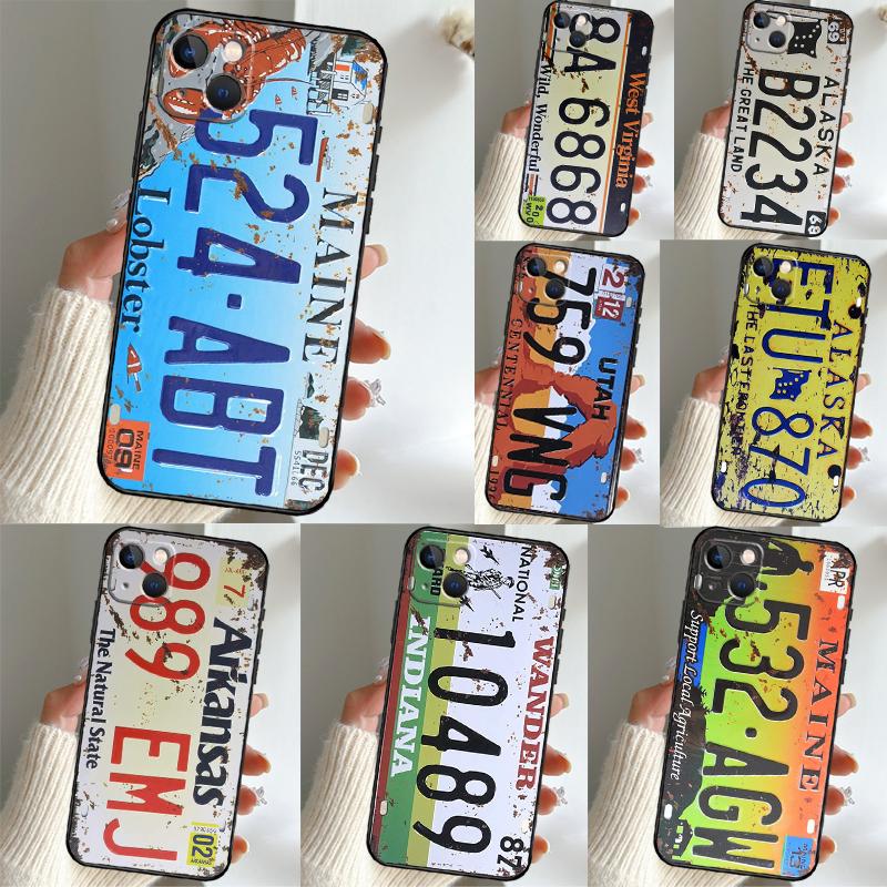 Retro Vintage License For Samsung Galaxy M06 M31 M11 M13 M53 M12 M32 M52 M35 M55 M15 M14 M34 M54 M16 M36 M56 Case