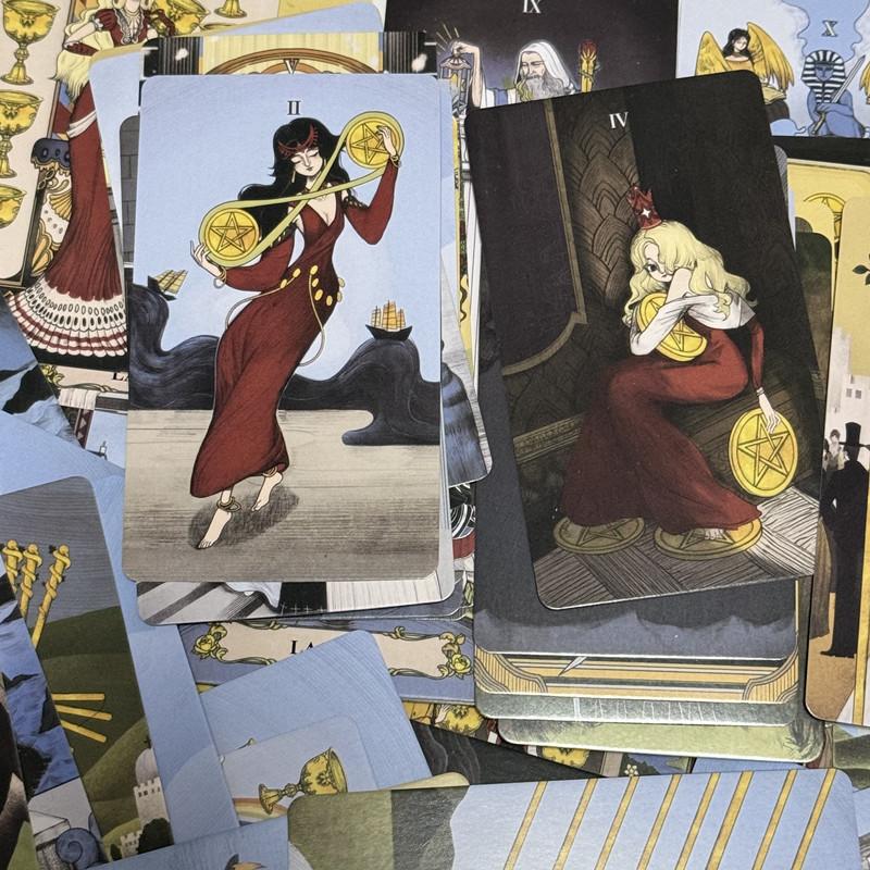 Secret Mirror Tatot Cards Spanish Edition 78 Card Deck Fate Divination Prophecy Card Family Party Game Tarot