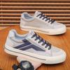 Fashion Fashion Trend Versatile Low Top Casual Canvas Shoes for Men 2025 Autumn New Niche Designed Comfortable Non Slip Lace Up Sneakers