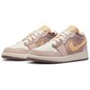 Air Jordan 1 Low SE Craft GS Inside Out - Taupe Haze Kinder-Sneaker Tan Mint-Foam Celestial-Gold DZ4465-200