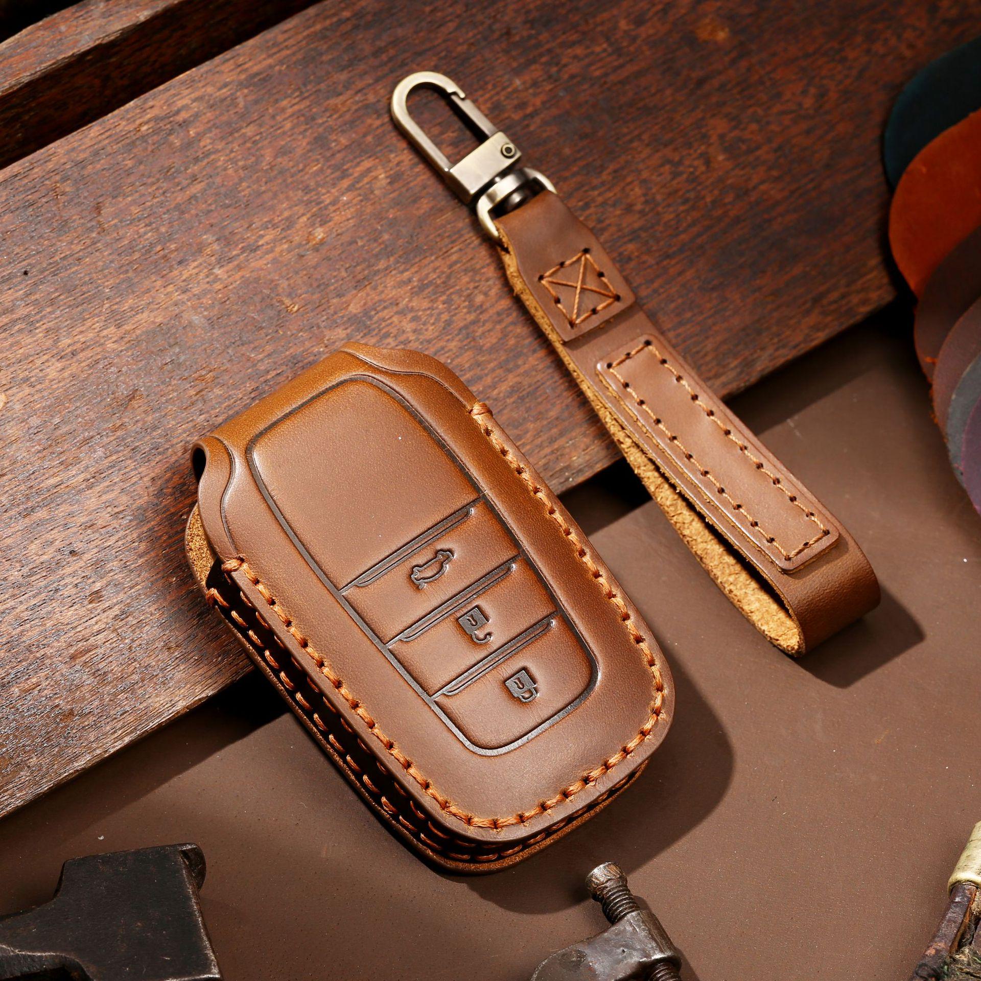 

North American Genuine Leather Key Holder for Toyota Sienna and Tundra