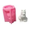 3D Cats Candle Mould Handmade Silicone Molds Plasters Molds Ornament Molds Castings Molds Animal Molds Craft Supplies