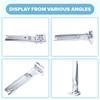 2007-2018 For Jeep Wrangler Compatible Silver Rear Tailgate Hinges 55395401AC Brand New