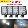 1PCS 12V/24V LED Light Bar 48W Mini LED Work Light Off Road Spotlight for Jeep Truck 4X4 Car SUV ATV Barra LED Headlights