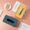 Multi-color Tissue Box Living Room Desktop Storage Ornaments Simple Napkin Box Desktop Tissue Storage Box Home Decorative