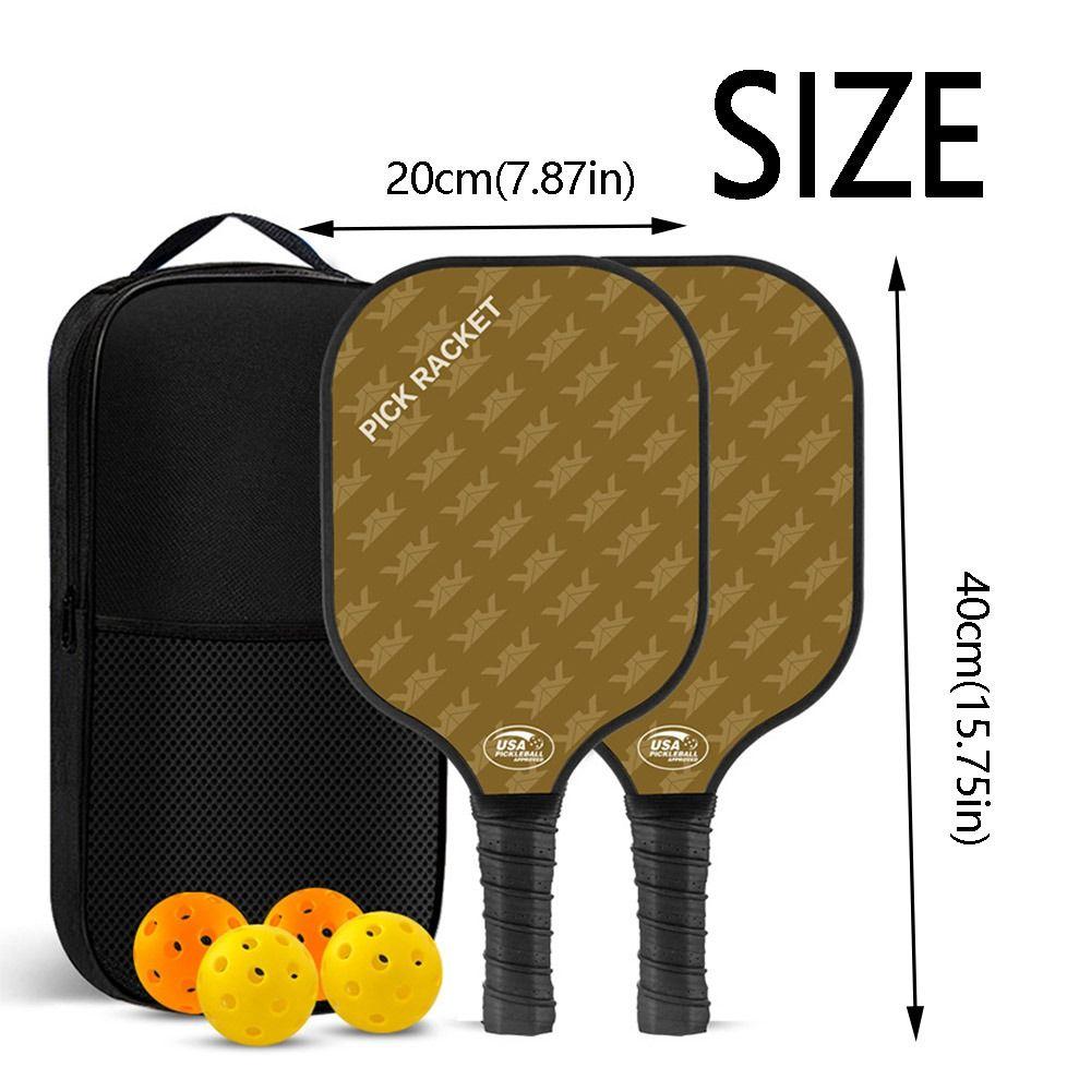 Durable Pickleball Paddles Set Lightweight Pickle Ball Rackets Pickleball Racquet  Sports Equipment